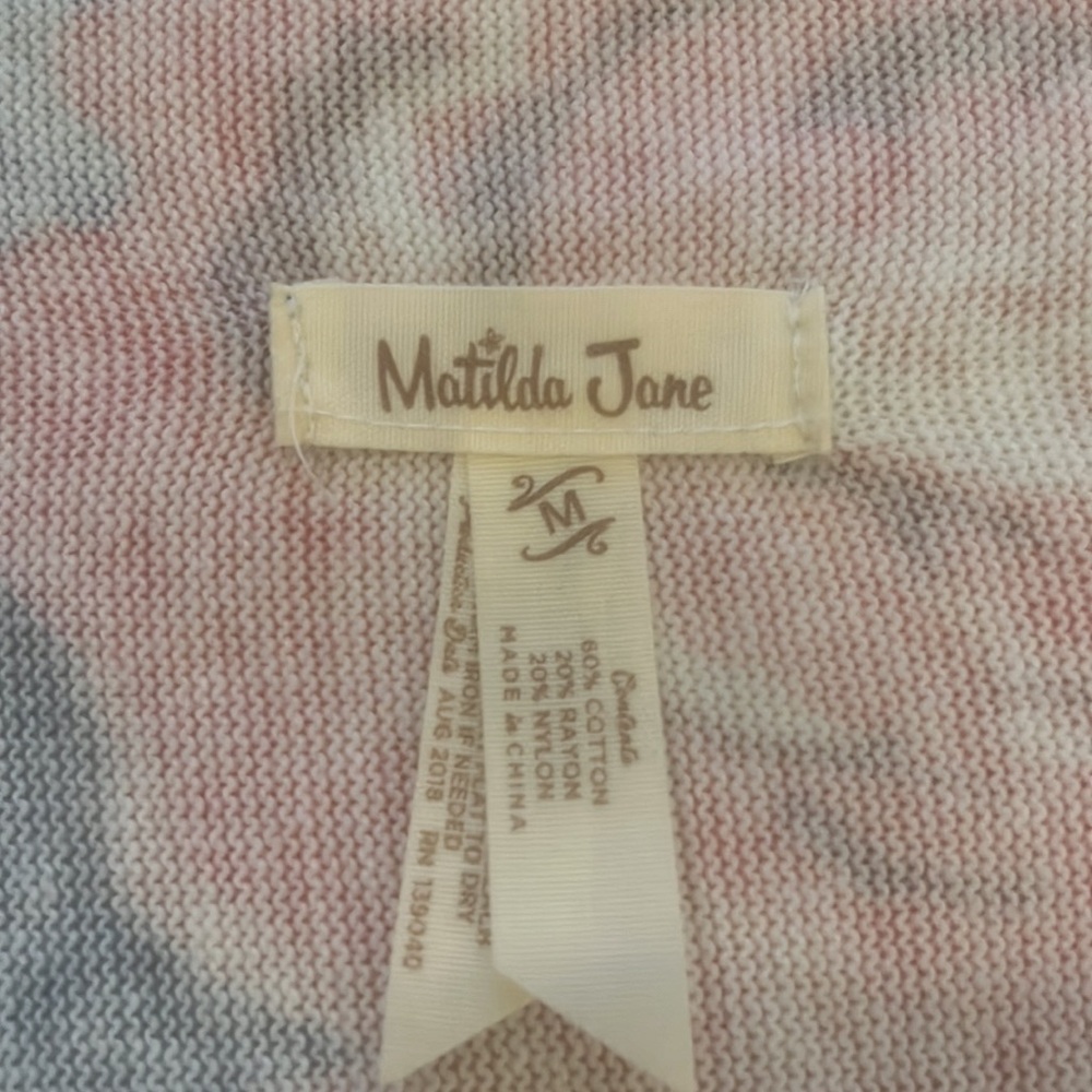 Matilda Jane Teal Blue Cosy Days Cardigan Size M - Picture 4 of 5